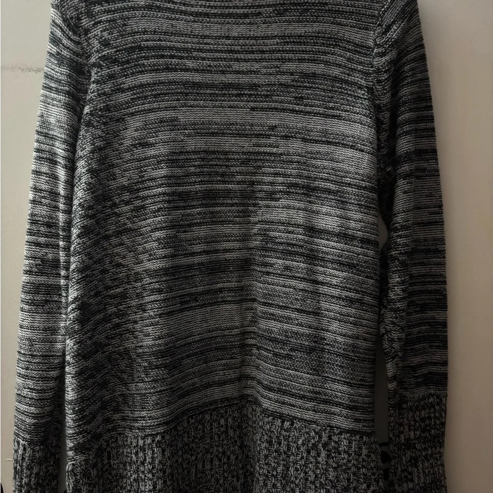 Jason Maxwell Black and White Cardigan Sweater - Picture 3 of 3